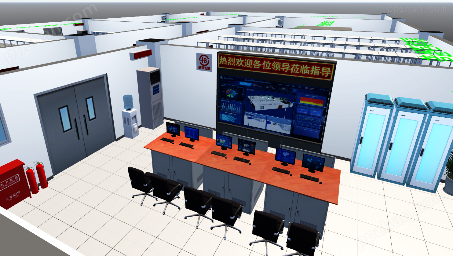 3D可视化档案室环境一体化管理平台